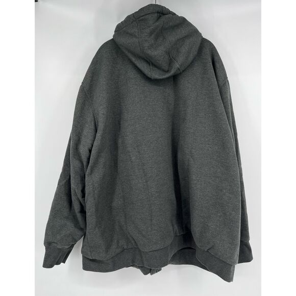 Carhartt Rain Defender Loose Fit Thermal Lined Full Zip Sweatshirt Size XXXL 3XL - Picture 3 of 12